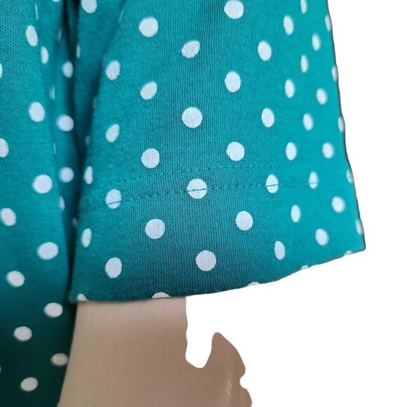 Northern Isles A-Line Skirt Set Polka Dots Pockets Pullover Short Sleeves - Picture 9 of 11